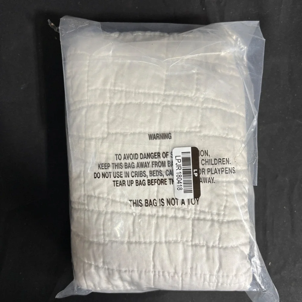 King TENCEL® Quilt Sham White - Threshold